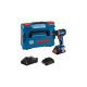 Bosch Akku-Bohrschrauber GSR 18V-90 C Professional, 18Volt(blau/schwarz, 2x Li-Ion Akku ProCORE18V 4,0Ah, in L-BOXX)