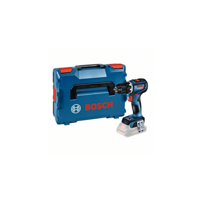 Bosch Akku-Bohrschrauber GSR 18V-90 C Professional solo, 18Volt(blau/schwarz, ohne Akku und Ladegerät, in L-BOXX)