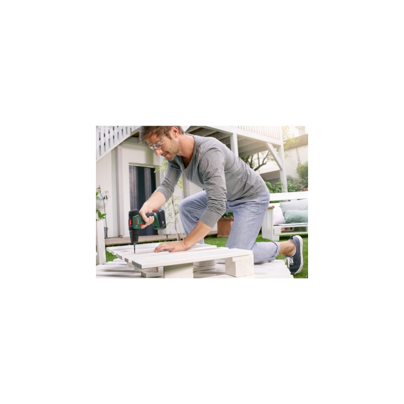 Bosch Akku-Bohrschrauber UniversalDrill 18V(grün/schwarz, ohne Akku und Ladegerät, POWER FOR ALL ALLIANCE)