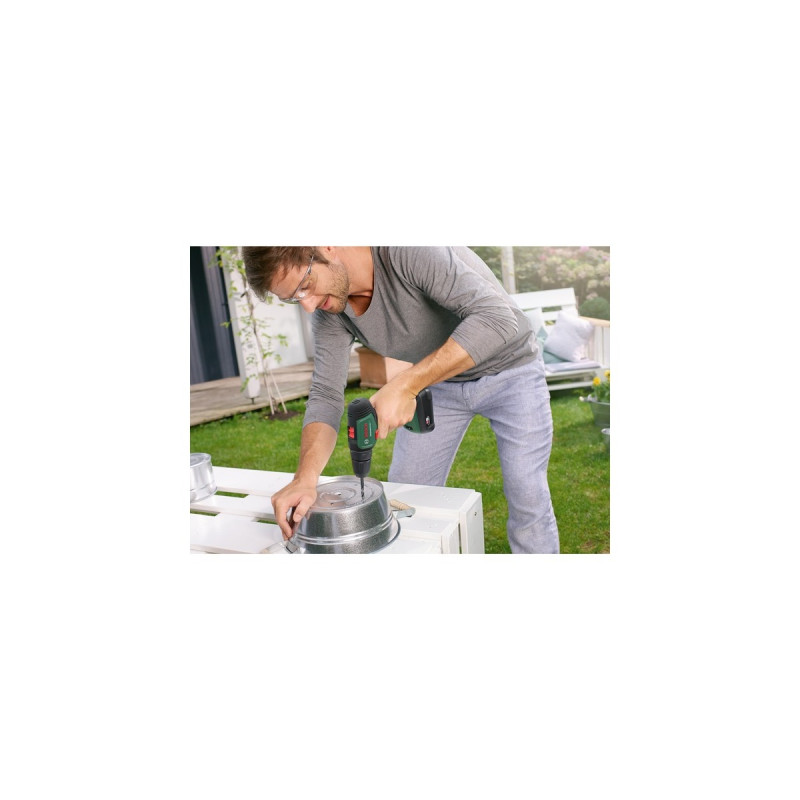 Bosch Akku-Bohrschrauber UniversalDrill 18V(grün/schwarz, ohne Akku und Ladegerät, POWER FOR ALL ALLIANCE)