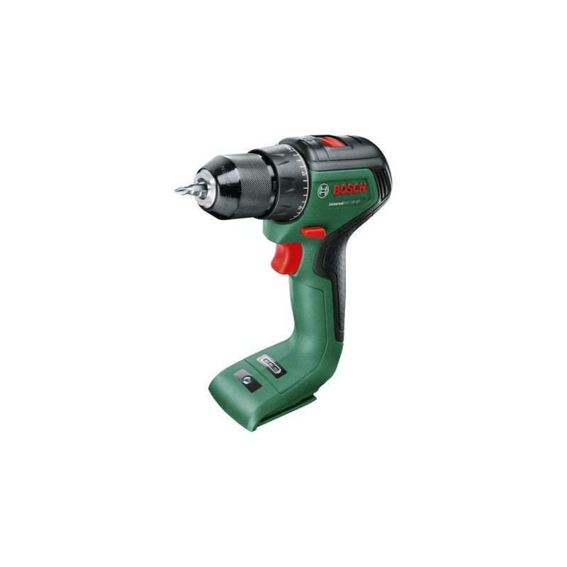 Bosch Akku-Bohrschrauber UniversalDrill 18V-60(grün/schwarz, ohne Akku und Ladegerät, POWER FOR ALL ALLIANCE)