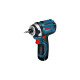 Bosch Akku-Drehschlagschrauber GDR 12V-105 Professional(blau/schwarz, 2x Li-Ionen Akku 2,0Ah, in L-BOXX)