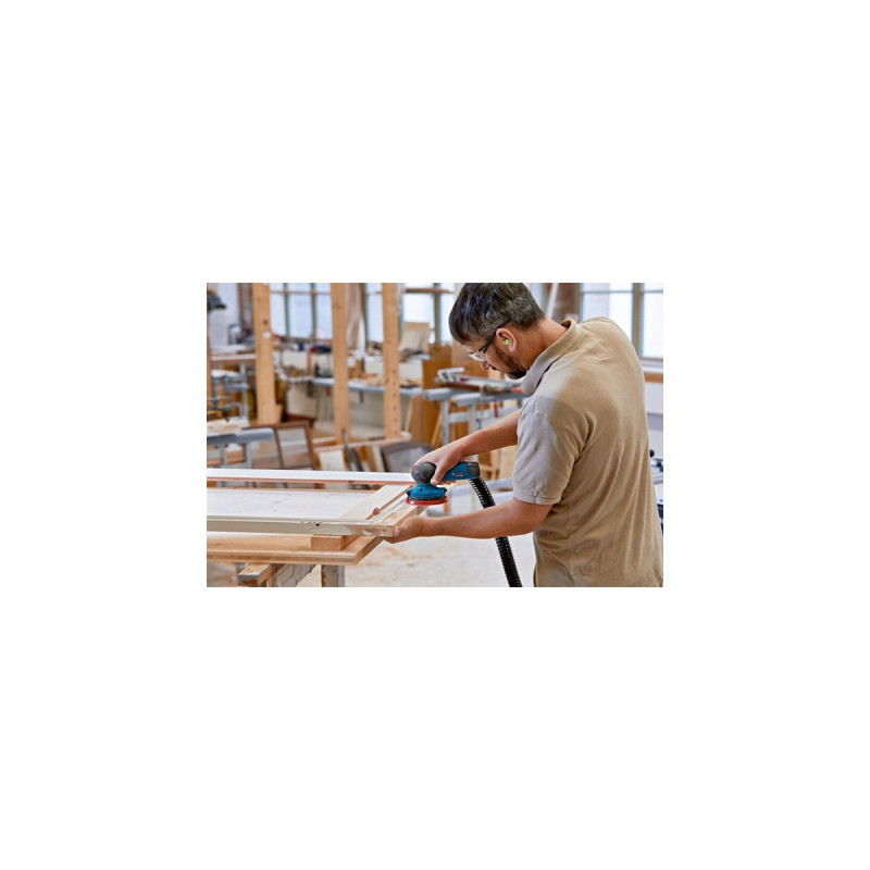 Bosch Akku-Exzenterschleifer GEX 12V-125 Professional solo, 12Volt(blau/schwarz, ohne Akku und Ladegerät, L-BOXX)