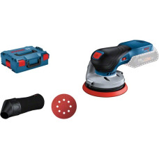 Bosch Akku-Exzenterschleifer GEX 18V-125 Professional solo, 18Volt(blau/schwarz, ohne Akku und Ladegerät, in L-BOXX)