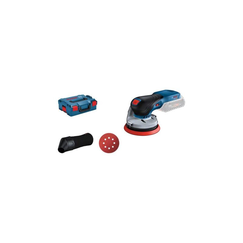 Bosch Akku-Exzenterschleifer GEX 18V-125 Professional solo, 18Volt(blau/schwarz, ohne Akku und Ladegerät, in L-BOXX)