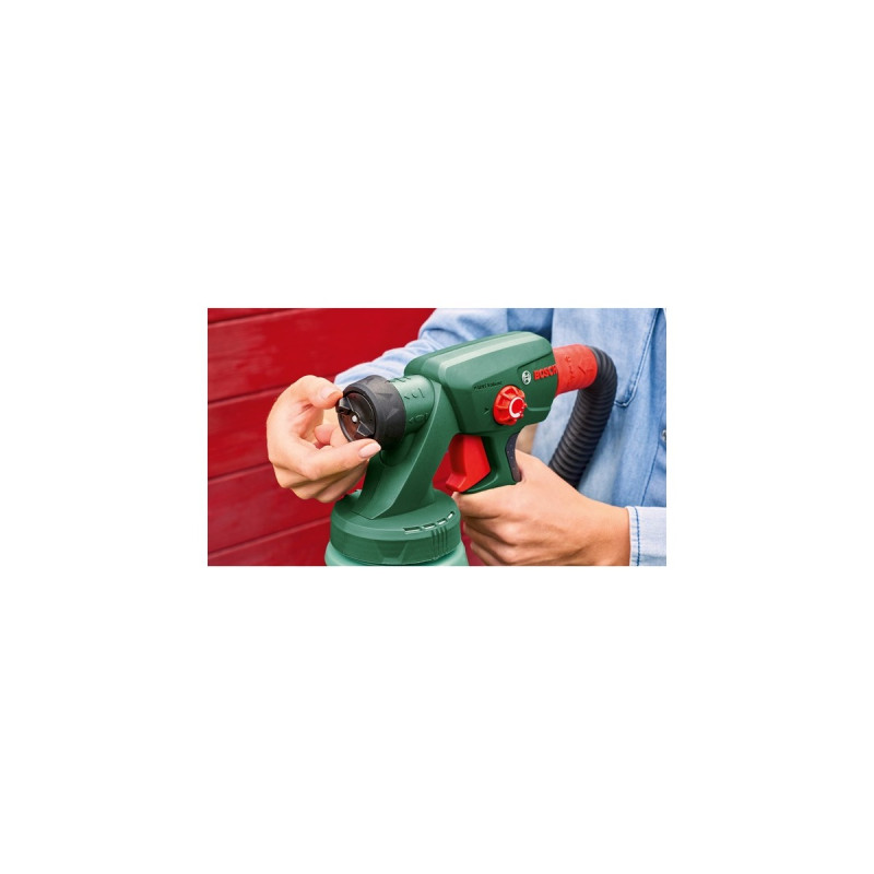 Bosch Akku-Farbsprühsystem EasySpray 18V-100 BARETOOL, Sprühpistole(grün/schwarz, ohne Akku und Ladegerät, POWER FOR ALL ALLIANCE)