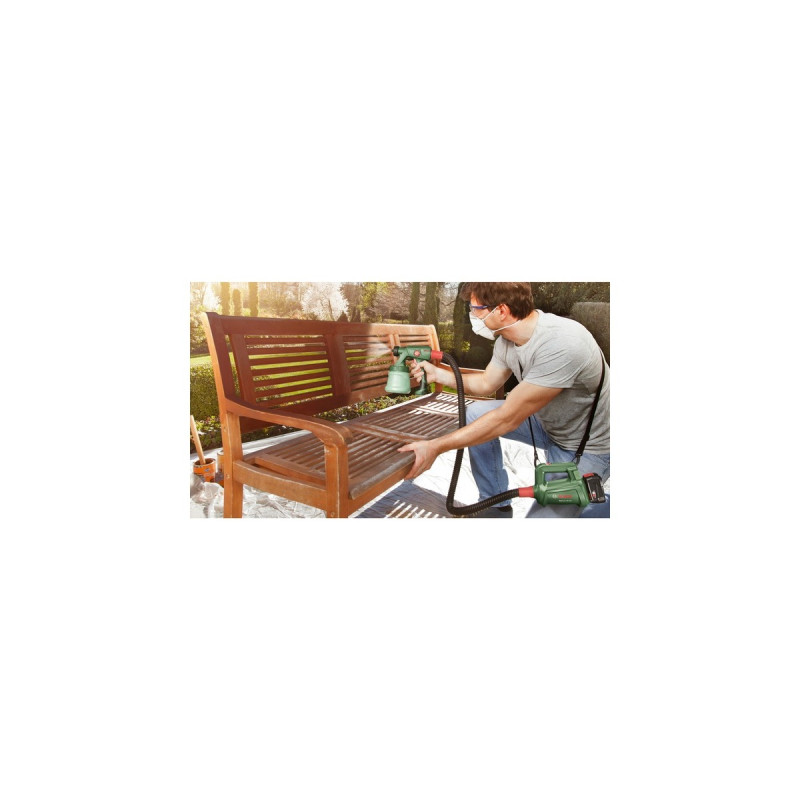 Bosch Akku-Farbsprühsystem EasySpray 18V-100 BARETOOL, Sprühpistole(grün/schwarz, ohne Akku und Ladegerät, POWER FOR ALL ALLIANCE)