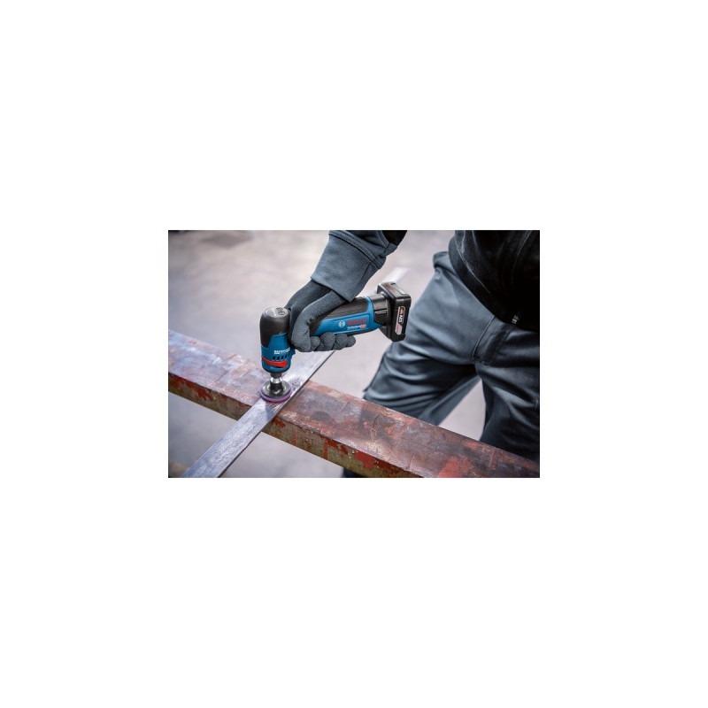 Bosch Akku-Geradschleifer GWG 12V-50 S Professional solo(blau/schwarz, ohne Akku und Ladegerät, in L-BOXX)