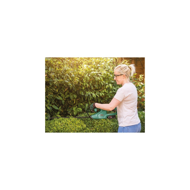 Bosch Akku-Heckenschere Easy HedgeCut 18-45(grün/schwarz, Li-Ionen Akku 2,0Ah, POWER FOR ALL ALLIANCE)