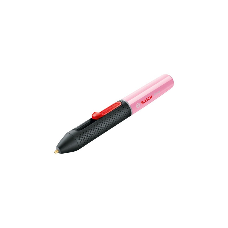 Bosch Akku-Heißklebestift Gluey Pen, Cupcake Pink, Heißklebepistole(pink/schwarz, inkl. 20 Klebesticks)