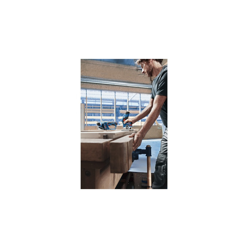 Bosch Akku-Hobel GHO 12V-20 Professional solo, Elektrohobel(blau/schwarz, ohne Akku und Ladegerät)