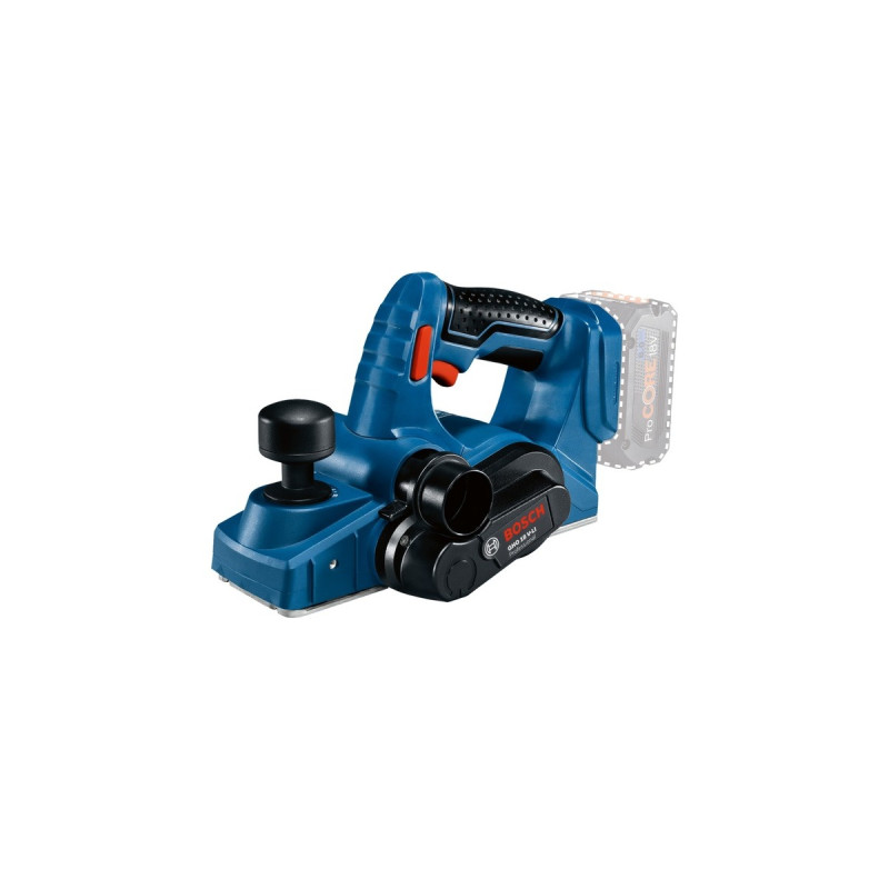 Bosch Akku-Hobel GHO 18 V-Li Professional, 18Volt, Elektrohobel(blau/schwarz, ohne Akku und Ladegerät)