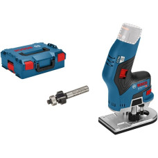 Bosch Akku-Kantenfräse GKF 12V-8 Professional solo, 12Volt, Fräsmaschine(blau/schwarz, ohne Akku und Ladegerät, in L-BOXX)