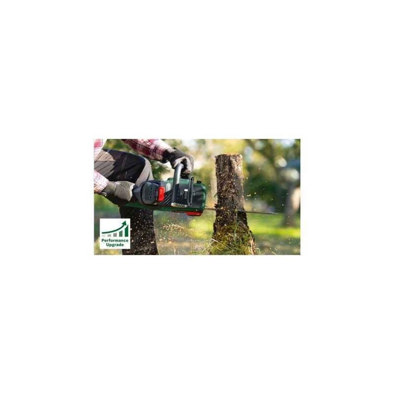 Bosch Akku-Kettensäge AdvancedChain 36V 35-40 Solo, 36Volt, Elektro-Kettensäge(grün/schwarz, ohne Akku und Ladegerät, POWER FOR ALL)