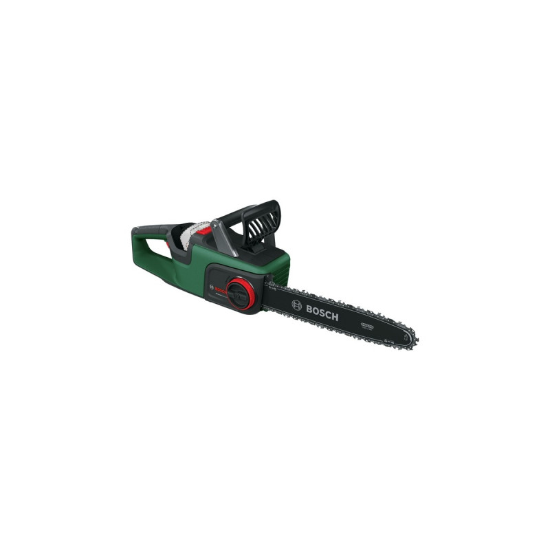 Bosch Akku-Kettensäge AdvancedChain 36V 35-40, 36Volt, Elektro-Kettensäge(grün/schwarz, Li-Ionen Akku 2,0Ah, POWER FOR ALL)