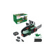 Bosch Akku-Kettensäge UniversalChain 18, 18Volt, Elektro-Kettensäge(grün/schwarz, Li-Ionen Akku 2,5Ah, POWER FOR ALL ALLIANCE)