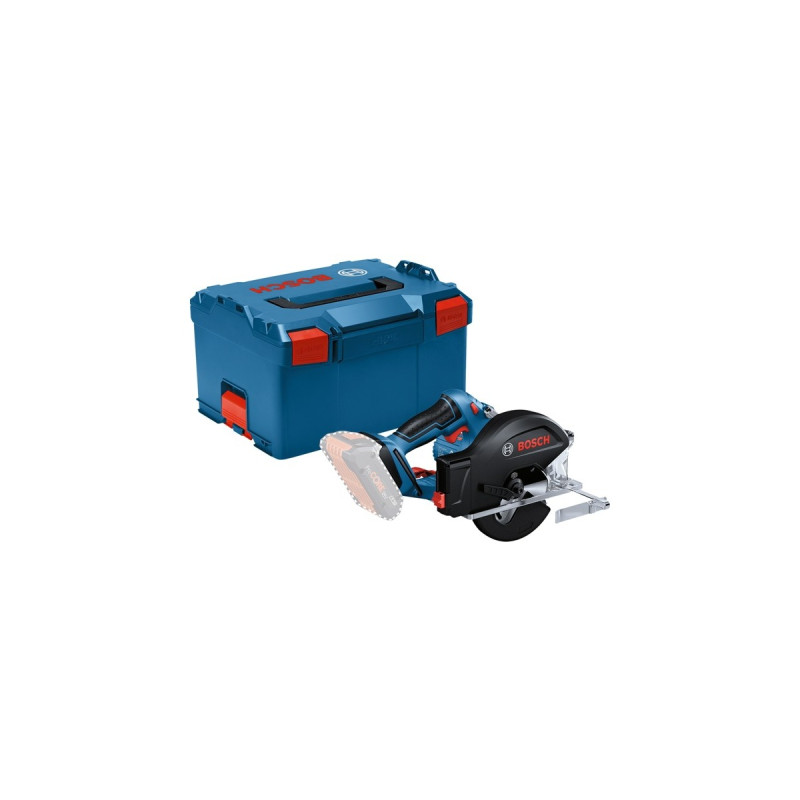 Bosch Akku-Metallkreissäge GKM 18V-50 Professional solo, Handkreissäge(blau/schwarz, ohne Akku und Ladegerät, in L-BOXX)