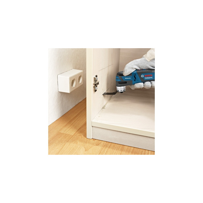 Bosch Akku-Multi-Cutter GOP 12V-28 Professional, 12Volt, Multifunktions-Werkzeug(blau/schwarz, 2x Li-Ionen Akku 3,0Ah, in L-BOXX)