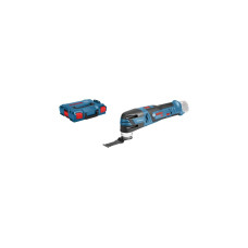Bosch Akku-Multi-Cutter GOP 12V-28 Professional, Multifunktions-Werkzeug(blau/schwarz, ohne Akku und Ladegerät, L-BOXX)