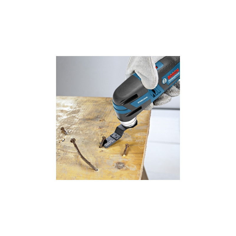 Bosch Akku-Multi-Cutter GOP 12V-28 Professional, Multifunktions-Werkzeug(blau/schwarz, ohne Akku und Ladegerät, L-BOXX)