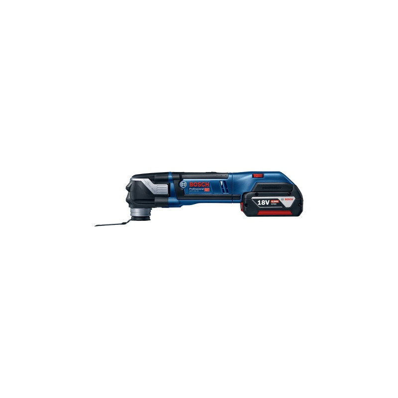 Bosch Akku-Multi-Cutter GOP 18V-28 Professional, 18Volt, Multifunktions-Werkzeug(blau/schwarz, 2x Li-Ionen Akku 5,0Ah, L-BOXX)