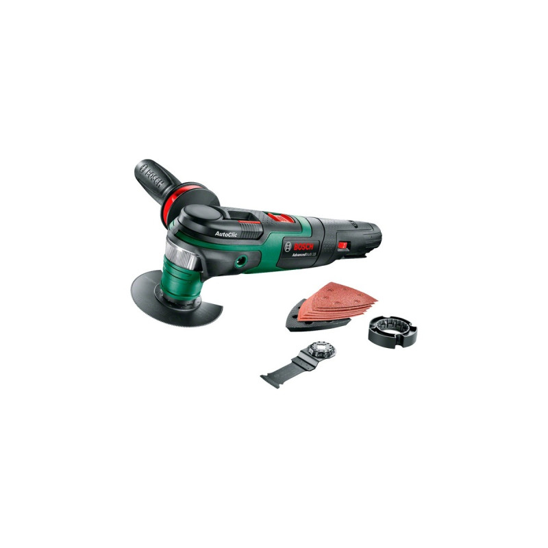 Bosch Akku-Multifunktions-Werkzeug AdvancedMulti 18 solo, 18Volt(grün/schwarz, ohne Akku und Ladegerät, POWER FOR ALL ALLIANCE)