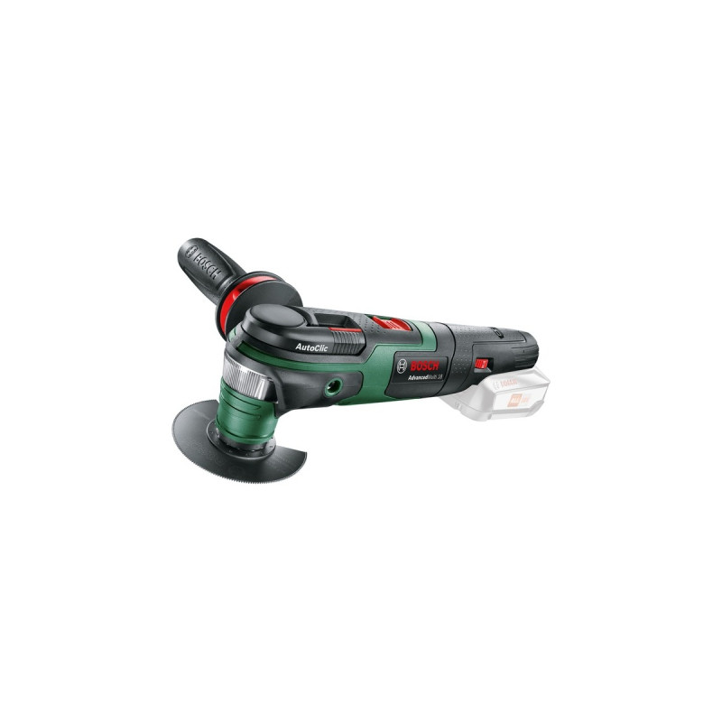 Bosch Akku-Multifunktions-Werkzeug AdvancedMulti 18 solo, 18Volt(grün/schwarz, ohne Akku und Ladegerät, POWER FOR ALL ALLIANCE)
