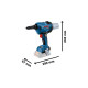 Bosch Akku-Nietpistole GRG 18V-16 C Professional, 18Volt(blau/schwarz, 2x Li-Ion Akku ProCORE18V 4,0Ah, in L-BOXX)