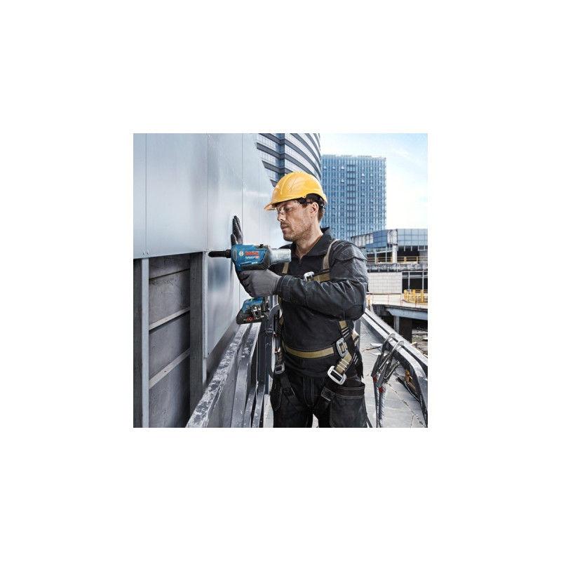 Bosch Akku-Nietpistole GRG 18V-16 C Professional solo, 18Volt(blau/schwarz, ohne Akku und Ladegerät, in L-BOXX)