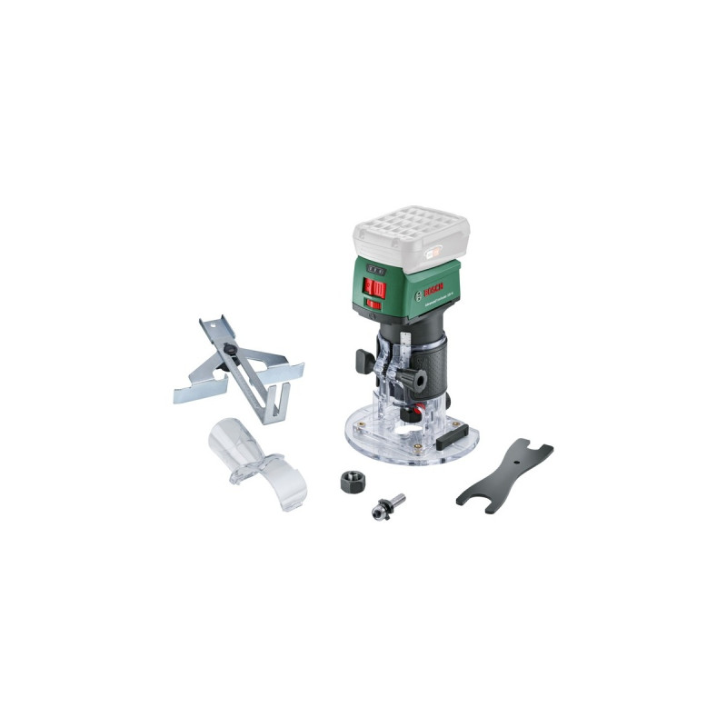 Bosch Akku-Oberfräse AdvancedTrimRouter 18V-8(grün/schwarz, ohne Akku und Ladegerät, POWER FOR ALL ALLIANCE)