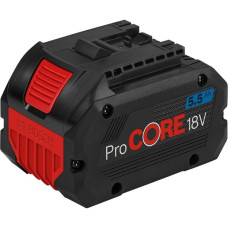 Bosch Akku ProCORE 18V 5.5Ah Professional(schwarz/rot, AMPShare Alliance)