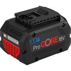Bosch Akku ProCORE 18V 8.0Ah Professional(schwarz/rot, AMPShare Alliance)