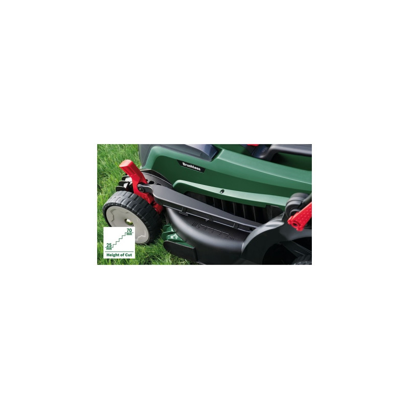 Bosch Akku-Rasenmäher UniversalRotak 2x18V-37-550 Solo, 36Volt (2x18V)(grün/schwarz, ohne Akku und Ladegerät, POWER FOR ALL ALLIANCE)