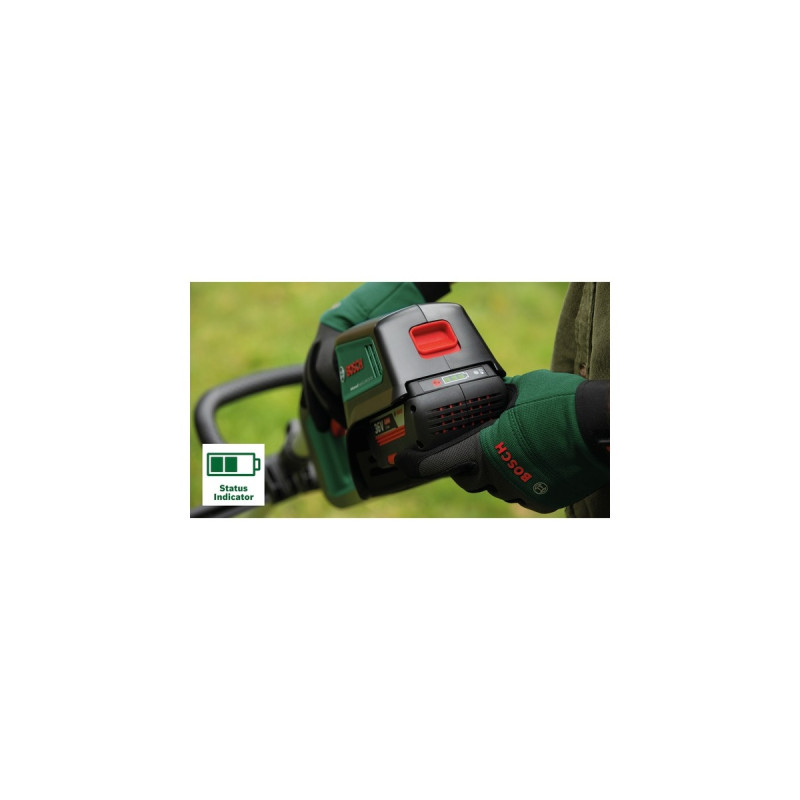 Bosch Akku-Rasentrimmer Advanced Brushcut 36V-23-750, 36Volt(grün/schwarz, Li-Ionen Akku 2,0Ah, POWER FOR ALL)