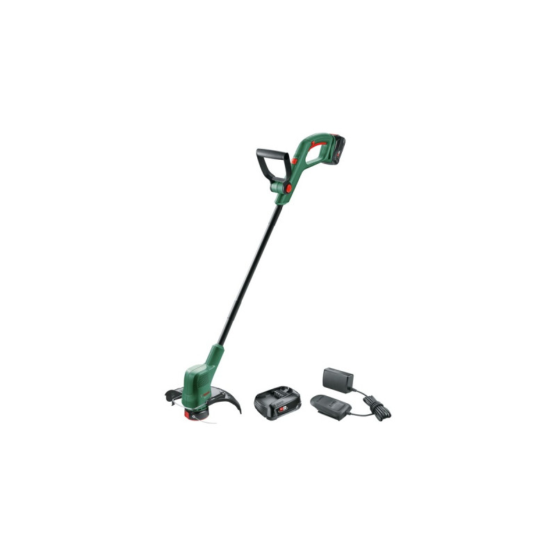 Bosch Akku-Rasentrimmer EasyGrassCut 18-260, 18Volt(grün/schwarz, 2x Li-Ionen Akku 2,0Ah, POWER FOR ALL ALLIANCE)