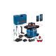 Bosch Akku-Rotationslaser GRL 600 CHV Professional, 18Volt, mit Baustativ(blau, Akku ProCORE18V 4,0Ah, Koffer, rote Laserlinie)