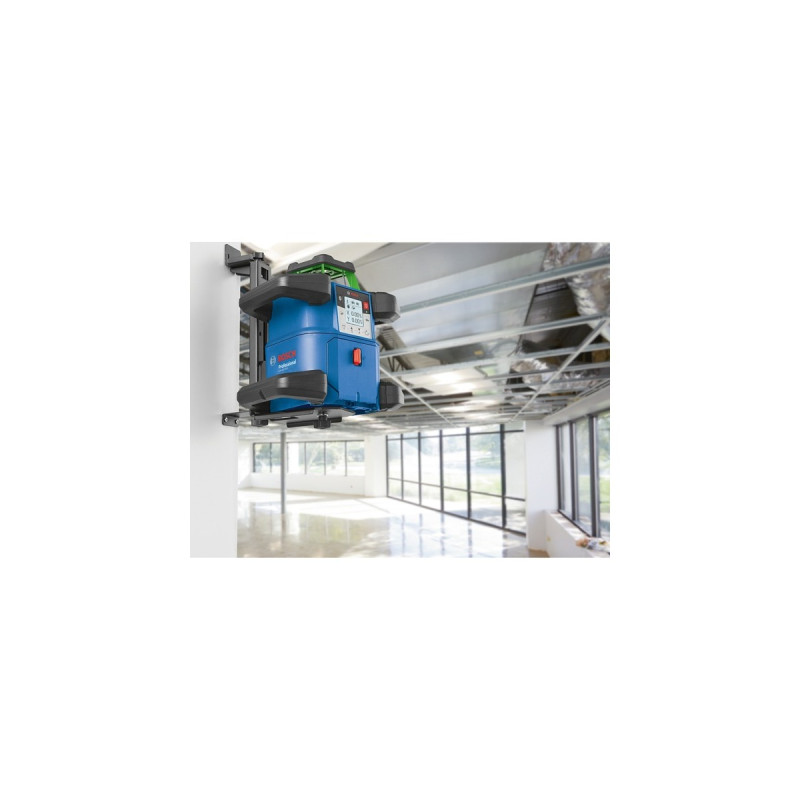 Bosch Akku-Rotationslaser GRL 650 CVHG Professional, 18Volt, mit Baustativ(blau, Akku ProCORE18V 4,0Ah, Koffer, grüne Laserlinie)