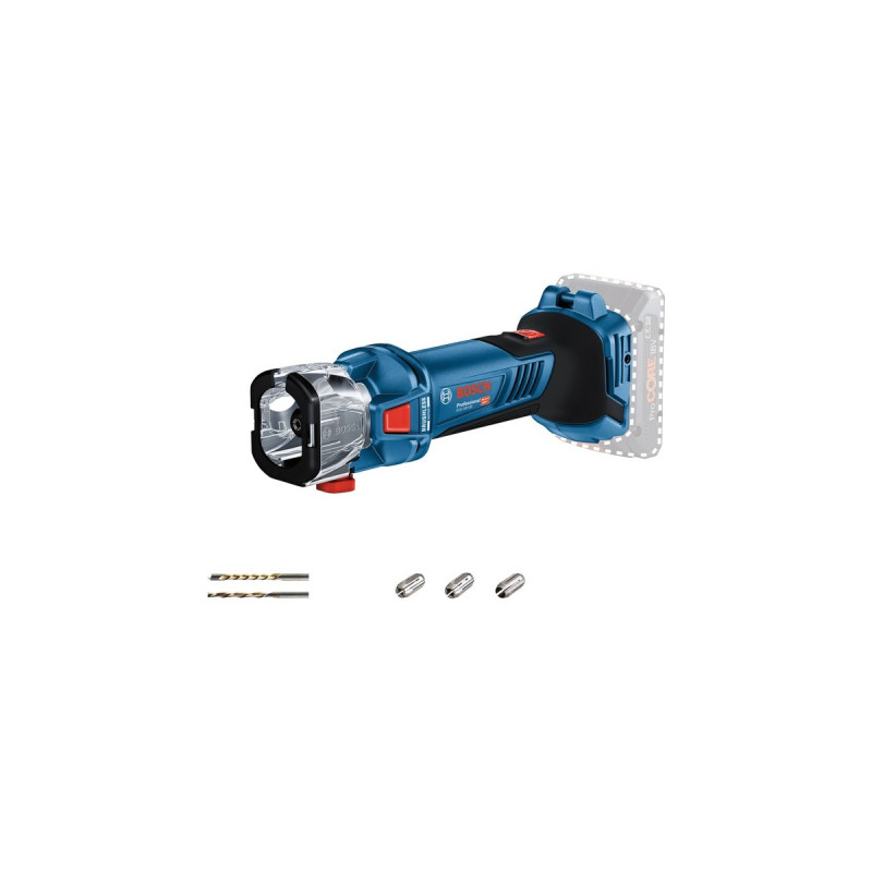 Bosch Akku-Rotationsschneider GCU 18V-30 Professional solo(blau/schwarz, ohne Akku und Ladegerät, in L-BOXX)