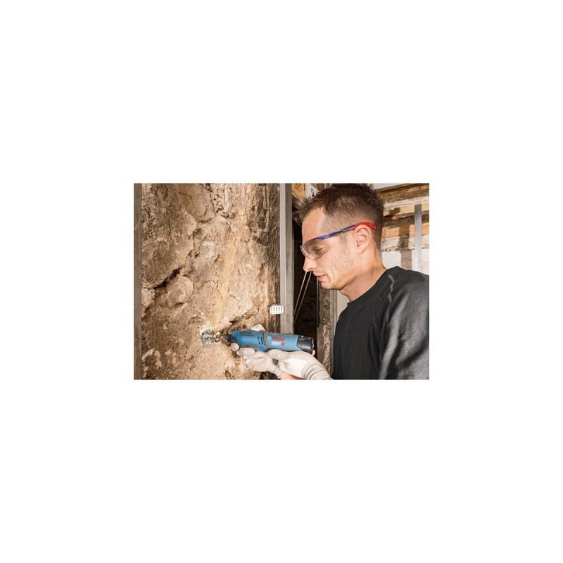 Bosch Akku-Rotationswerkzeug GRO 12V-35 solo Professional, 12 Volt, Multifunktions-Werkzeug(blau/schwarz, ohne Akku und Ladegerät)