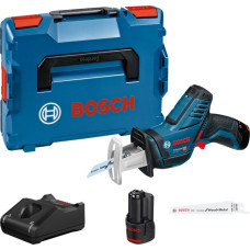 Bosch Akku-Säbelsäge GSA 12V-14 Professional, 12Volt(blau/schwarz, 2x Li-Ionen Akku 3,0Ah, in L-BOXX)