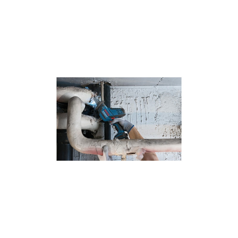 Bosch Akku-Säbelsäge GSA 18V-LI C Professional solo, 18Volt(blau/schwarz, ohne Akku und Ladegerät, L-BOXX)