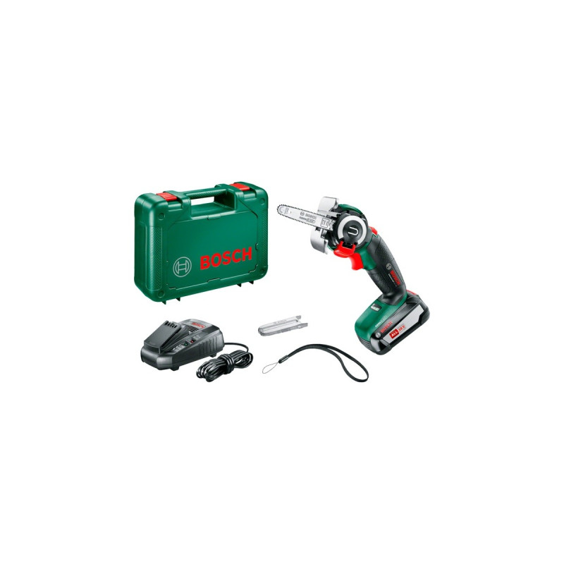 Bosch Akku-Säge NanoBlade AdvancedCut 18, 18Volt, Kettensäge(grün/schwarz, Li-Ionen Akku 2,5Ah, POWER FOR ALL ALLIANCE)