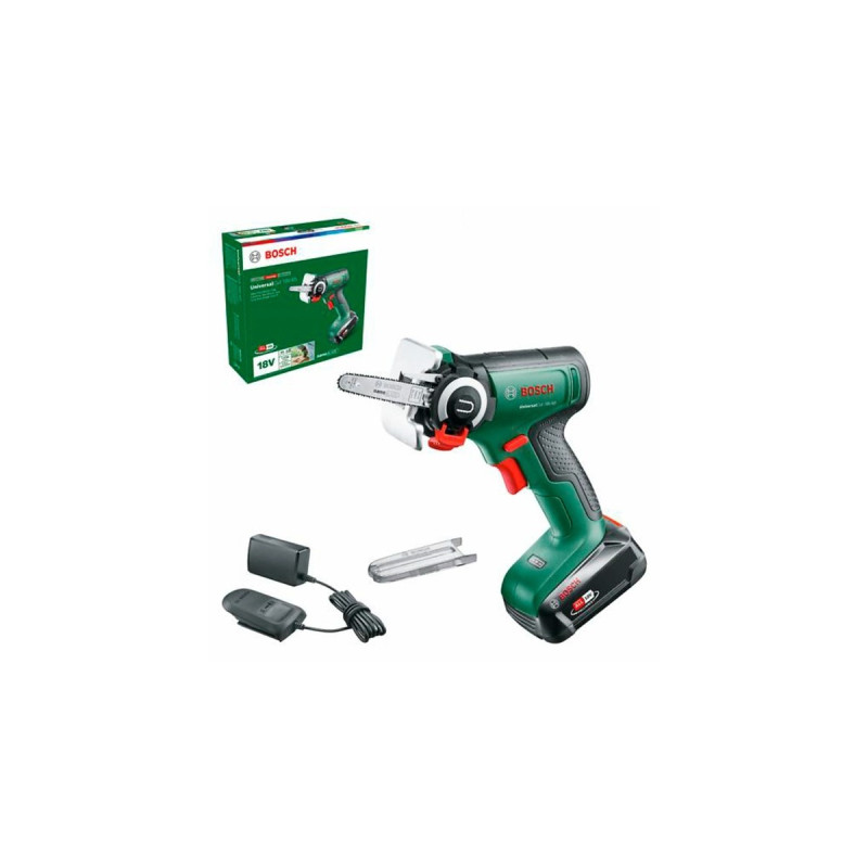 Bosch Akku-Säge NanoBlade UniversalCut 18V-65, 18Volt, Kettensäge(grün/schwarz, Li-Ionen Akku 2,5Ah, POWER FOR ALL ALLIANCE)