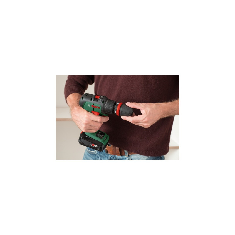 Bosch Akku-Schlagbohrschrauber AdvancedImpact 18(grün/schwarz, 2x Li-Ionen Akku 2,5Ah, Koffer, POWER FOR ALL ALLIANCE)