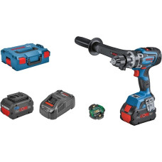 Bosch Akku-Schlagbohrschrauber BITURBO GSB 18V-150 C Professional, 18Volt(blau/schwarz, 2x Akku ProCORE18V 8,0Ah, Bluetooth Modul, L-BOXX)