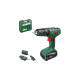 Bosch Akku-Schlagbohrschrauber EasyImpact 18V-40(grün/schwarz, Li-Ionen Akku 2,0Ah, Koffer, POWER FOR ALL ALLIANCE)