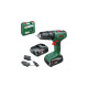Bosch Akku-Schlagbohrschrauber EasyImpact 18V-40(grün/schwarz, 2x Li-Ionen Akku 1,5Ah, Koffer, POWER FOR ALL ALLIANCE)