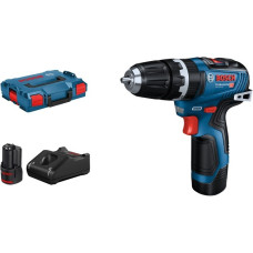 Bosch Akku-Schlagbohrschrauber GSB 12V-35 Professional, 12 Volt(blau/schwarz, 2x Li-Ionen Akku 3,0Ah, L-BOXX)