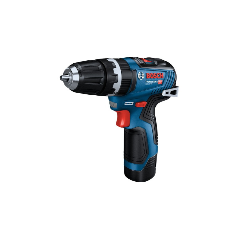 Bosch Akku-Schlagbohrschrauber GSB 12V-35 Professional, 12 Volt(blau/schwarz, 2x Li-Ionen Akku 3,0Ah, L-BOXX)