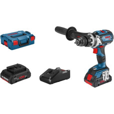 Bosch Akku-Schlagbohrschrauber GSB 18V-110 C Professional, 18Volt(blau/schwarz, 2x Akku ProCORE18V 4,0Ah, L-BOXX)